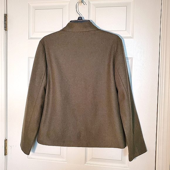 Neiman Marcus Wool Blend Blazer Coat - Picture 4 of 6